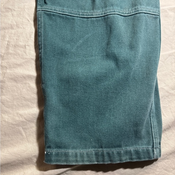 Empyre Green Denim Double Knee Distressed Jeans - Picture 3 of 16